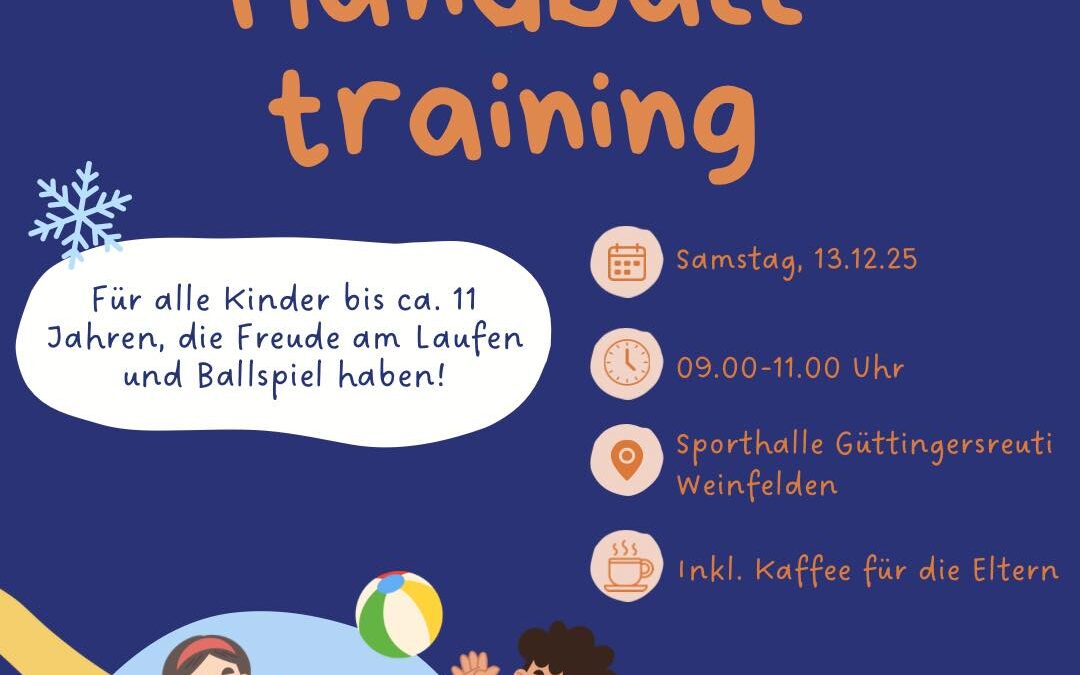 Das 3. Kidstraining findet im Dezember statt!